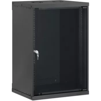 Intellinet armoire murale 19 pouces, Basic Line, 15U, profondeur 400 mm, noire RAL 9005 716710