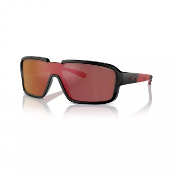 Arnette Gringo AN4335-27536Q lunettes de soleil homme noir mat/gris foncé miroir argent