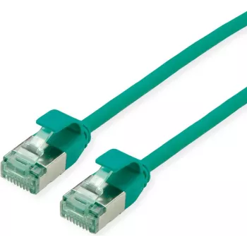 Câble patch ROLINE RM U/FTP Cat.6A/Class EA Slim vert 1,5 m - FTP 21.45.3334