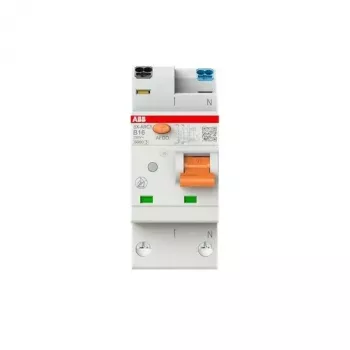 Dispositif de détection d'arc avec disjoncteur modulaire intégré ABB SX-ARC1-B16, 16 A, 1P+N, 6 kA, courbe B, 2 modules 2CSA255908R9165