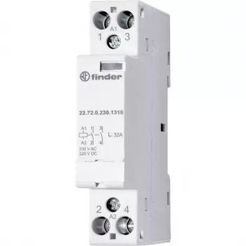 Finder 22.72.0.230.1310 Modular Contactor 2 NO 25 A 230 V AC