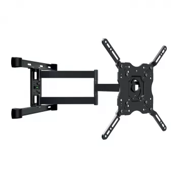 Support mural TV orientable Vivanco pour écrans de 32 à 65 pouces jusqu'à 45 kg, VESA 200x200 à 600x400, noir VVTVFMOR65INCH45KG