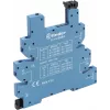 Support de relais Finder avec clip de retenue, LED et suppression CEM, 93.61.7.024
