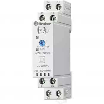 Relais de surveillance de tension Finder 72.51.0.240.0000, 240 V AC, 2 CO, rail DIN