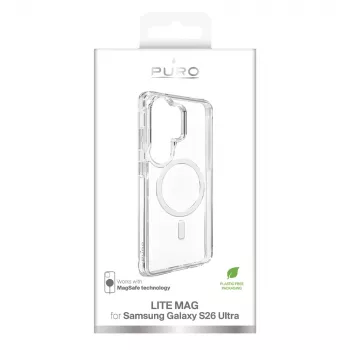 SBS Mobile coque MagSafe transparente pour Samsung Galaxy S26 Ultra – transparente PUSGS26ULITEMAGTR