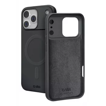 SBS Instinct coque Mag pour iPhone 18 Pro / 17 Pro, compatible MagSafe, noire