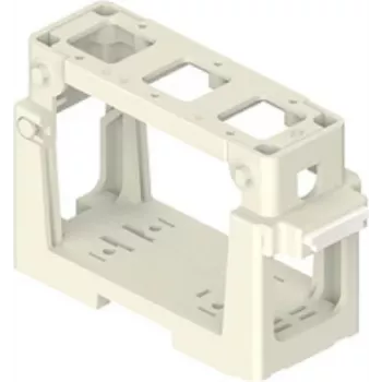 Porte-module ILME COB03/3BC pour 3 inserts 21,21 mm, thermoplastique, noir