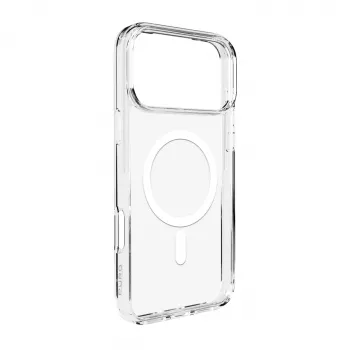PURO coque pour Apple iPhone 17 Pro transparente blanche compatible MagSafe