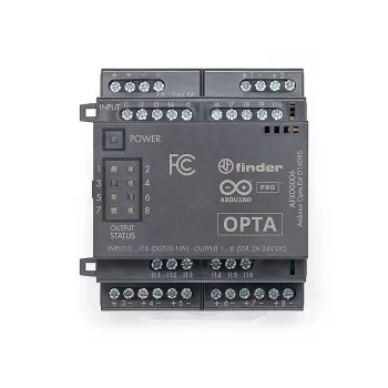 Arduino Pro Opta Ext D1608S Expansion Module, 16 Programmable Voltage Inputs, 8 Solid-State Relays 24 V DC 2 A (AFX00006)