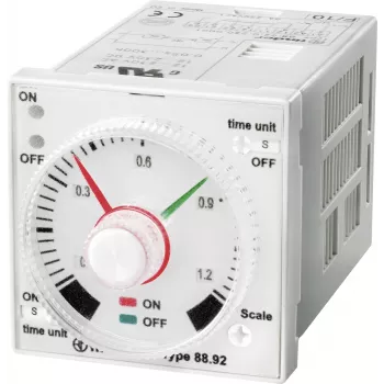 Relais temporisé multifonction FINDER 88.92.0.240.0000, 240 V AC, 2 inverseurs, 16 A, rail DIN