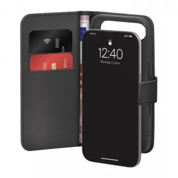 Étui à rabat PURO pour Apple iPhone 17 Air PUIPC1766BOOKC8BLK noir