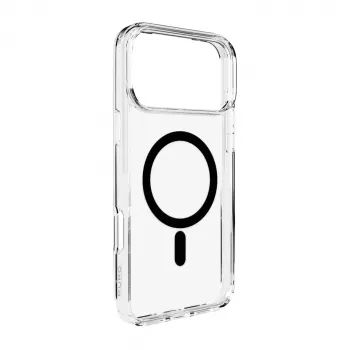 Coque de protection Puro Cover pour Apple iPhone 17 Pro Max transparent noir MagSafe