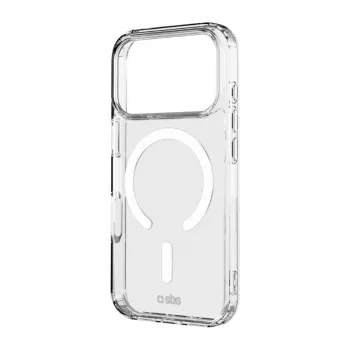 Coque SBS Light Mag pour iPhone 18 Pro Max / 17 Pro Max, compatible MagSafe, transparente