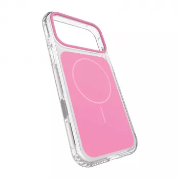 Coque SBS Block pour iPhone 18 Pro Max, compatible MagSafe, rose