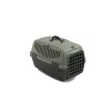 Caisse de transport pour animaux STEFANPLAST Gulliver 1 avec porte en plastique 48x32x31 cm gris/vert