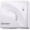 Finder 1T010 thermostat d'ambiance en saillie, 7 à 30 °C, blanc