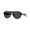 Lunettes de soleil carrées Burberry homme BE4437U, havane/gris foncé, 55 mm BE4437U411287