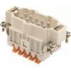 Insert mâle ILME CSHM10 10P+PE argent SQUICH 16 A 500 V taille 57.27