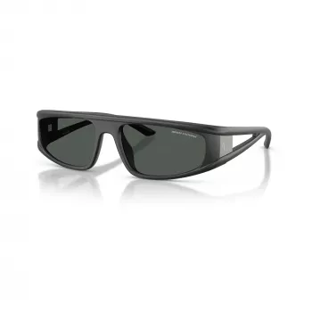 Lunettes de soleil homme Armani Exchange AX4159SU83848 noir mat/gris foncé 59 mm