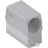 Capot haut profil ILME MFO16L40, taille 77.27, entrée latérale M40, 2 leviers, aluminium moulé sous pression, gris