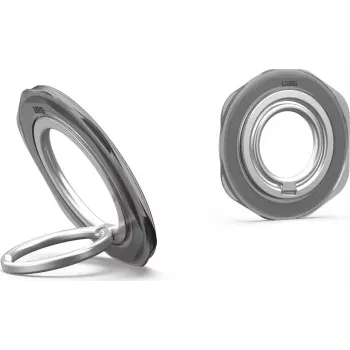 Support annulaire magnétique UAG Urban Armor Gear Ring Stand LT - Smoke (gris transparent) 964452113B3B