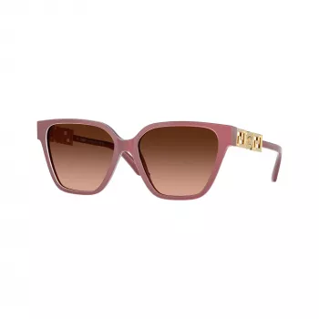 Lunettes de soleil femme Versace VE4471B cat eye, monture havane, verre marron dégradé, 56 mm VE4471B54755M