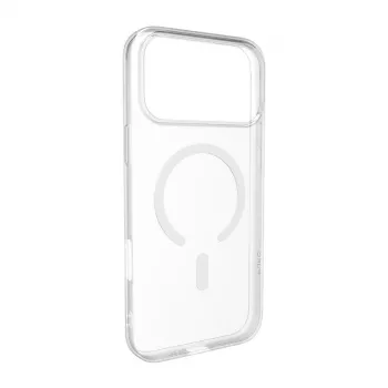 Coque Mag PURO pour Apple iPhone 17 Pro - gris transparent rose PUIPC17P6303MAGTRGRS