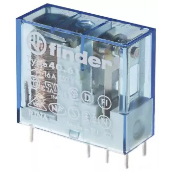 Relais de puissance miniature PCB Finder 1 inverseur 16 A bobine 24 V DC 406190241000