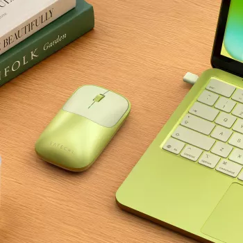 Souris Satechi Slim EX - souris sans fil pour deux appareils (Citrus)