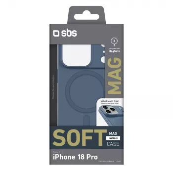 Coque SBS Instinct Mag pour iPhone 18 Pro / 17 Pro compatible MagSafe - bleue
