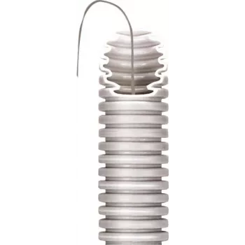 Gaine annelée flexible GEWISS DX20120R ICTA 3422, 20 mm, grise, 100 m, avec fil de tirage