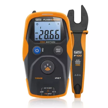 Multimètre numérique TRMS Flashmeter Pro HT Instruments avec luxmètre et mesure de la durée du flash 1010601