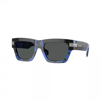 Lunettes de soleil femme œil-de-chat Versace VE4464-545887, noir/gris, 55 mm