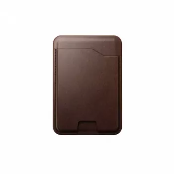 Portefeuille en cuir NOMAD Leather Mag Wallet - compatible MagSafe et Apple Find My (marron)