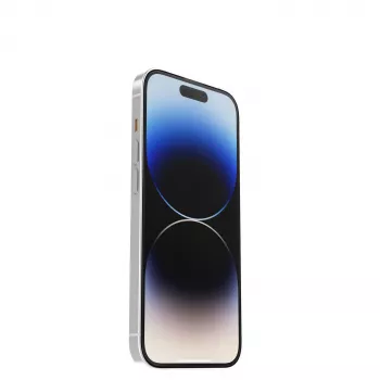 Protection d'écran OtterBox Trusted Glass pour Apple iPhone 14 Pro Max, verre trempé, transparente, dureté 9H, antimicrobienne, oléophobe, installation facile avec Screen Machine 77-88923