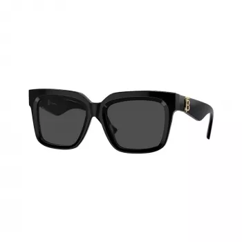 Lunettes de soleil femme Burberry BE4419-300187, monture noire, verres gris, 54 mm