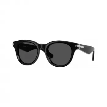 Lunettes de soleil homme carrées en acétate Burberry BE4439F300187, noir/gris foncé, 51-21-145 mm