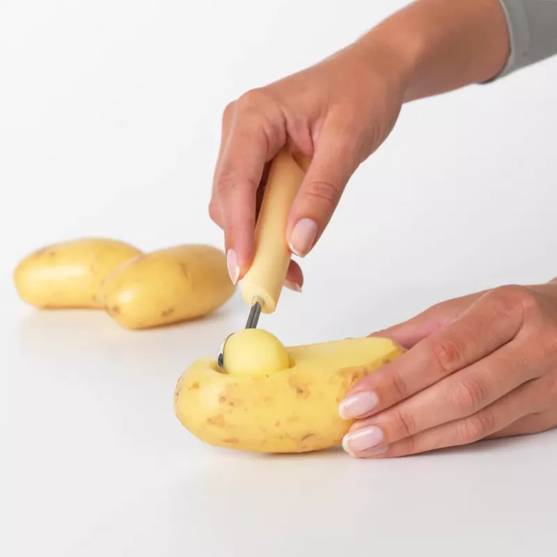 Cuillère à melon Brabantia, jaune vanille