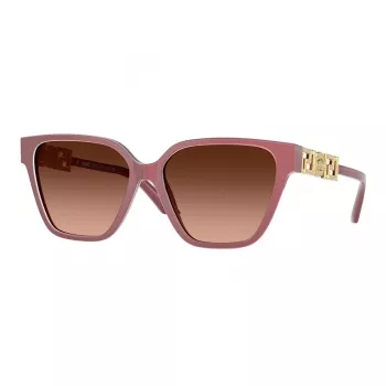 Lunettes de soleil femme cat eye Versace VE4471BF54755 Havana/gris foncé 56/16/140 mm