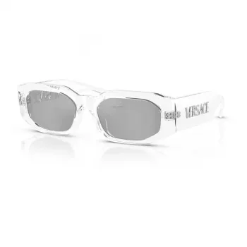 Lunettes de soleil unisexes Versace VE4489U1488V noir/gris foncé 55-18-140