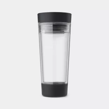 Mug à thé de voyage Make & Take Brabantia, 0,36 L, gris foncé