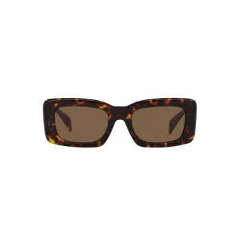 Lunettes de soleil pour femme Versace VE4444U10873, monture havane, verres dégradés marron, 54/21/140 mm