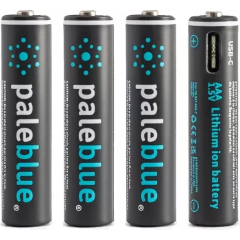 Pile AAA lithium-ion rechargeable USB-C Pale Blue PB-AAA-C
