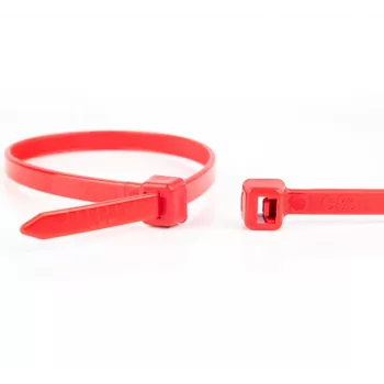 WKK Red Cable Ties 200 x 4.8 mm, 100-Pack 110126271