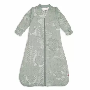 Lodger Hopper Matcha Turtle gigoteuse bébé avec manches amovibles, 50/62, Silk HPM 109_50/62