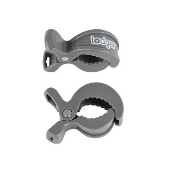 Clips Swaddler Lodger pour lange en coton (2 pièces), Carbon