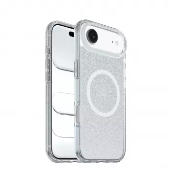 Coque OtterBox React Series pour Apple iPhone 15 Pro Max - Stardust (transparente à paillettes), compatible MagSafe 77-99279