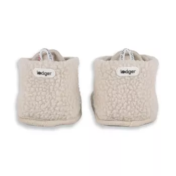 Lodger Slipper Teddy Baby Slippers, Birch, 6-12 Months, Size 19-20