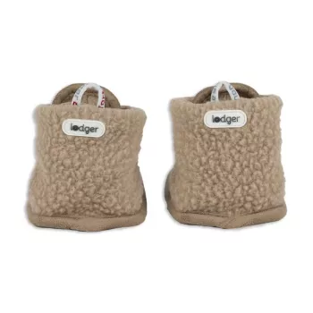 Lodger Teddy Baby Slippers Beige 6-12 Months