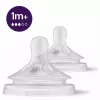 Tétines en silicone Philips Avent Natural Response débit moyen 1M+ (pack de 2)